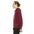 thumbnail image 5 of Bella + Canvas 3739 Unisex Sponge Fleece Full-Zip Hooded Sweatshirt, 5 of 5