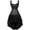 Black, variant on Corset for Women Leather Bustiers 2 Pieces Lingerie Upnk basques burlesque Costume Halloween Black S