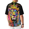thumbnail image 2 of Mens Short Sleeve Button Up Shirts, Casual Party Shirts Stylish Beach Shirt Gifts for Men, 2 of 6
