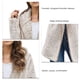 thumbnail image 3 of Chaqueta con capucha elegante para mujer, chaqueta con capucha de felpa para mujer, abrigo de felpa para mujer, chaqueta con capucha de felpa para mujer, logre más, 3 of 4