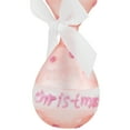 thumbnail image 6 of Northlight Baby Girl's First Christmas 2023 Glass Ornament - 5", 6 of 6