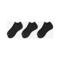 thumbnail image 2 of Nike Everyday Plus Cushion Training No-Show Socks (3 Pairs) Color: Black/White Size: S, 2 of 5