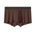 thumbnail image 2 of Dxzfnsa Men's Boxer Short Bamboo Viscose Boxers for Men Loose Fit Mens Soft Underwear Breathable Boxers for Men Bamboo Cool Underwear For Men,Coffee-L, 2 of 3