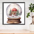 thumbnail image 3 of Pintura de diamante 5D DIY Taladro redondo completo Casa de Navidad Bola de cristal Decoración para el hogar Hugtrwg Para estrenar, 3 of 9