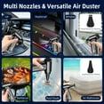 thumbnail image 2 of Electric Compressed Air Duster Rechargeable, 180,000RPM Cordless Computer Air Blower Duster for Pc & Electronics, 3-Gear Mini Air Blower Jet Turbo Fan for Car, Home, Office, Keyboard, Outdoor, 2 of 6