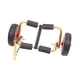 thumbnail image 2 of Carro de Kayak Durable 8" Neumáticos Sólidos Accesorios de Aluminio Plegables Ruedas para Arena Oro Cola Carro de kayak, 2 of 2