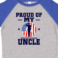 thumbnail image 4 of Inktastic Military Uncle Proud Nephew Boys or Girls Toddler T-Shirt, 4 of 5