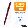 thumbnail image 3 of 10 Alston Hotel Pens Pack - Ballpoint, Gold Metal Accent - BurgundyBI, 3 of 5