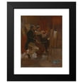 thumbnail image 2 of Winslow Homer 12x14 Black Modern Framed Museum Art Print Titled - The Studio (1867), 2 of 5