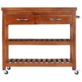 thumbnail image 2 of vidaXL Kitchen Trolley 100x48x89 cm Solid Acacia Wood, 2 of 5