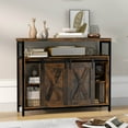 thumbnail image 4 of Costway Industrial Buffet Sideboard Cabinet with Spacious Table Top Adjustable Shelves, 4 of 10