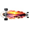 thumbnail image 2 of Krown Longboard Sunset City Surf Pintail 9" x 46", 2 of 4