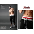thumbnail image 2 of Mens 3/4 Long Length Elasticated Shorts Cargo Shorts Three Quarter Pants Jogger Gym Sweatpants, 2 of 5