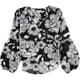 thumbnail image 1 of bar III Blusa tejida con mangas tipo blusón para mujer, Púrpura, XX-Pequeño, 1 of 2