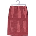 thumbnail image 2 of Act Now! Adopt A Rescue Wine Dish Towel in Red and White, 2 of 2