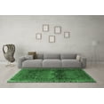 thumbnail image 3 of Ahgly Company Indoor Round Persian Emerald Green Traditional Area Rugs, 7' Round, 3 of 4