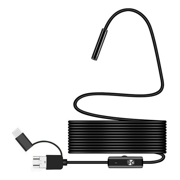 TWSOUL Endoscope,3-In-1 Type-C Usb Inspection Camera Borescope For Industrial Hd Cameras Endoscope,Waterproof with 6 Adjustable Led Light for Android PC