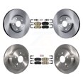 thumbnail image 1 of Transit Auto Front Rear Ceramic Pads and Disc Brake Rotors Kit for Car Chevrolet Equinox GMC Terrain K8A-101334, 1 of 8