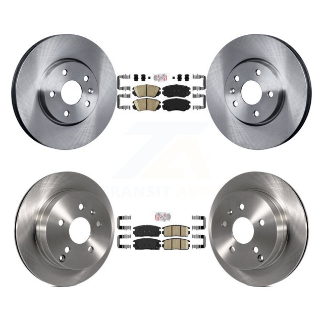 Transit Auto Front Rear Ceramic Pads and Disc Brake Rotors Kit for Car Chevrolet Equinox GMC Terrain K8A-101334