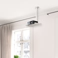 thumbnail image 2 of VIVO Universal Ceiling Extending Projector Tray Mount Height Adjustable Projection No Hole Installation Hidden Cable Routing White MOUNT-VP08W, 2 of 5