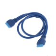 thumbnail image 3 of Adaptador USB 3.0 a 20 Pines shamjiam Cable de extensión USB 20 pines, 3 of 5