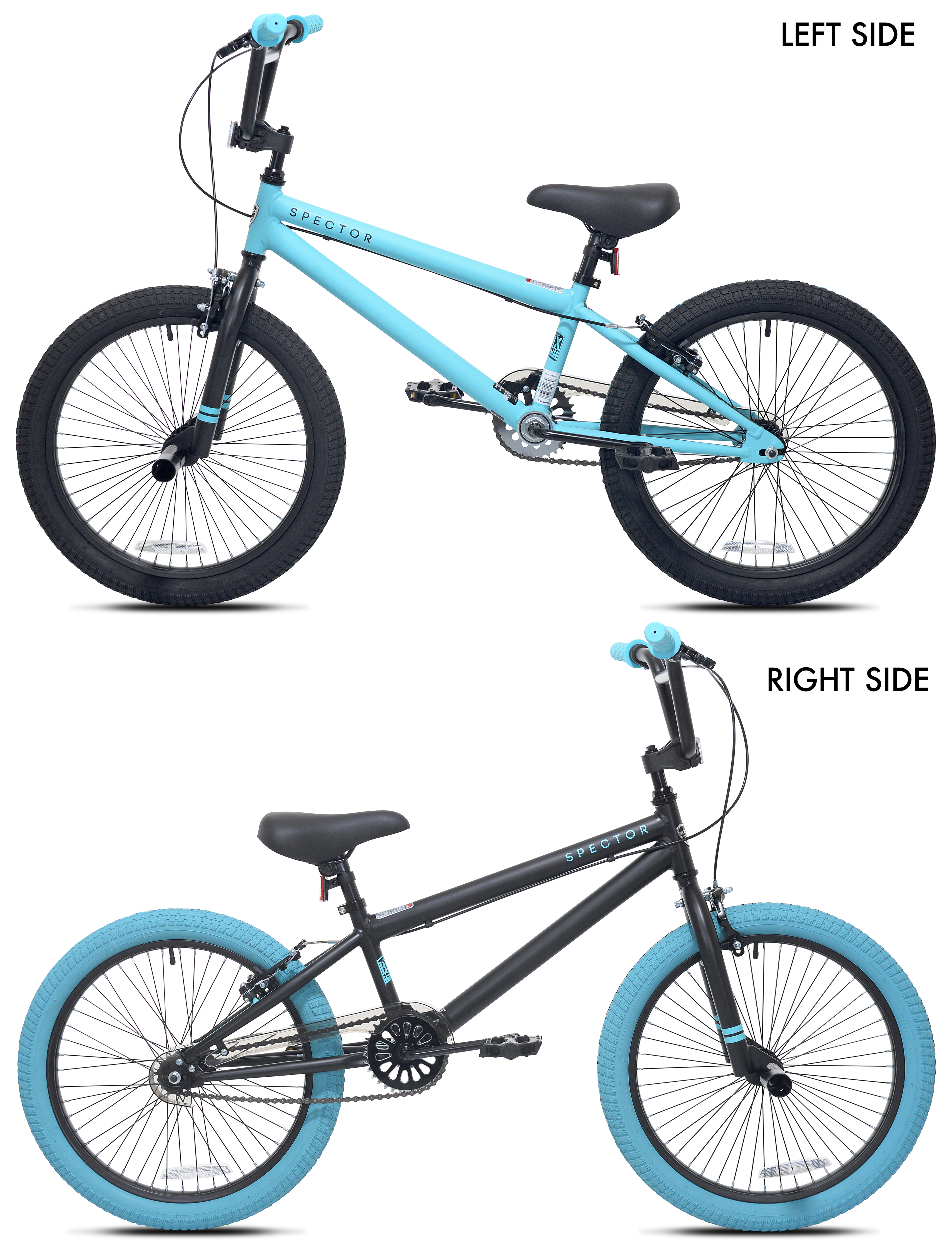 Kent Spector 20 in BMX Bicycle, Black and Teal photo 1