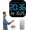 Blue, variant on Digital Alarm Clock Large Display, Smart LED Clock with Remote & Hidden Stand, Multifunctional Desk Clock with Date Day Temperature, Dimmable Brightness for Bedroom Office Home