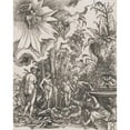 thumbnail image 2 of Albrecht Altdorfer 12x14 Black Ornate Wood Framed Double Matted Museum Art Print Titled: Regensburg the Judgment of the Paris (1511), 2 of 5