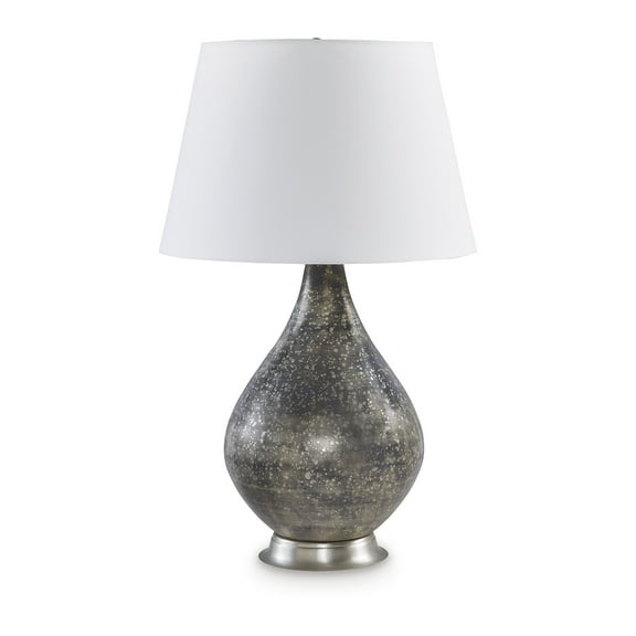 Signature Design by Ashley Traditional Bluacy Table Lamp  Antique Gray
