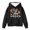 R173-Black, variant on RMGVDSD Girls Hoodies Sweatshirts Fall Winter Pullover Letter Print Hooded Sweatshirt Long Sleeve Casual Tops for Kids Fashion Hoodie Kids Sweatshirt 4-5 Years