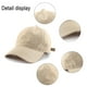 thumbnail image 3 of Gorra de béisbol sólida de primavera y verano para hombres y mujeres, gorra de lengüeta de pato suave negra, 3 of 6