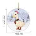 thumbnail image 2 of Navidad Dibujos Animados Pollo Pato Árbol De Navidad Adorno Colgante Decoración De Fiesta Navideña Speravity HA042683-01, 2 of 6