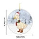thumbnail image 2 of Navidad Dibujos Animados Pollo Pato Árbol De Navidad Adorno Colgante Decoración De Fiesta Navideña Inevent HA042683-01, 2 of 6