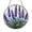 Acrylic 3.5 Inch, variant on Lavender Field Window Decor – Stained Glass Style Blooming Nature Art