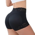 thumbnail image 5 of Pantalones de vientre de encaje epoxi antideslizantes ajustados pantalones de levantamiento de cadera calzoncillos tipo bóxer cortos para mujer, 5 of 5