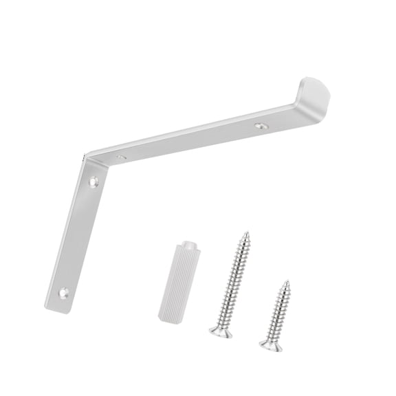 Heavy Duty L Shaped Bracket, Stainless Steel Shelf Bracket 90 Degree Corner Brace for Wall Mounting, Reinforced
