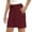Wine-kids shorts, variant on MKOSPLRT Athletic Shorts for Kids Girls Boys 5-14 Years Solid Quick Drying Hiking Shorts Baggy Casual Wide Leg Shorts with Pocket
