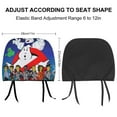 thumbnail image 2 of Ghostbusters Stay Puft Car Headrest Cover 2 Pcs Vehicles Seat Pillow Cover Protector Accessories Decor Auto Front/Rear Seats Head Rest Cover 2 Pcs Universal Fit Most Cars Sedan SUV Van, 2 of 7