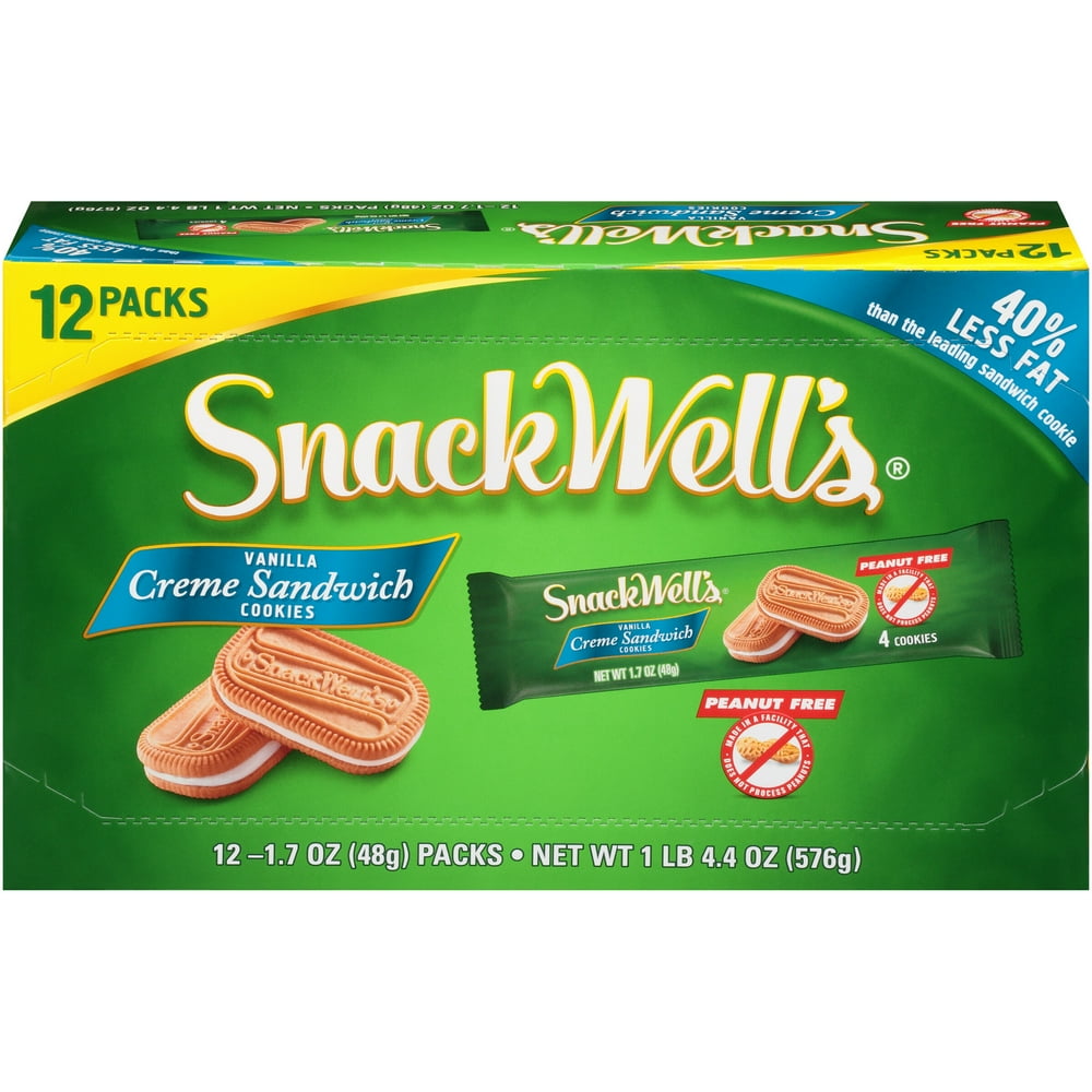 Snackwell's® Vanilla Creme Sandwich Cookies 121.7 oz. Packs Walmart