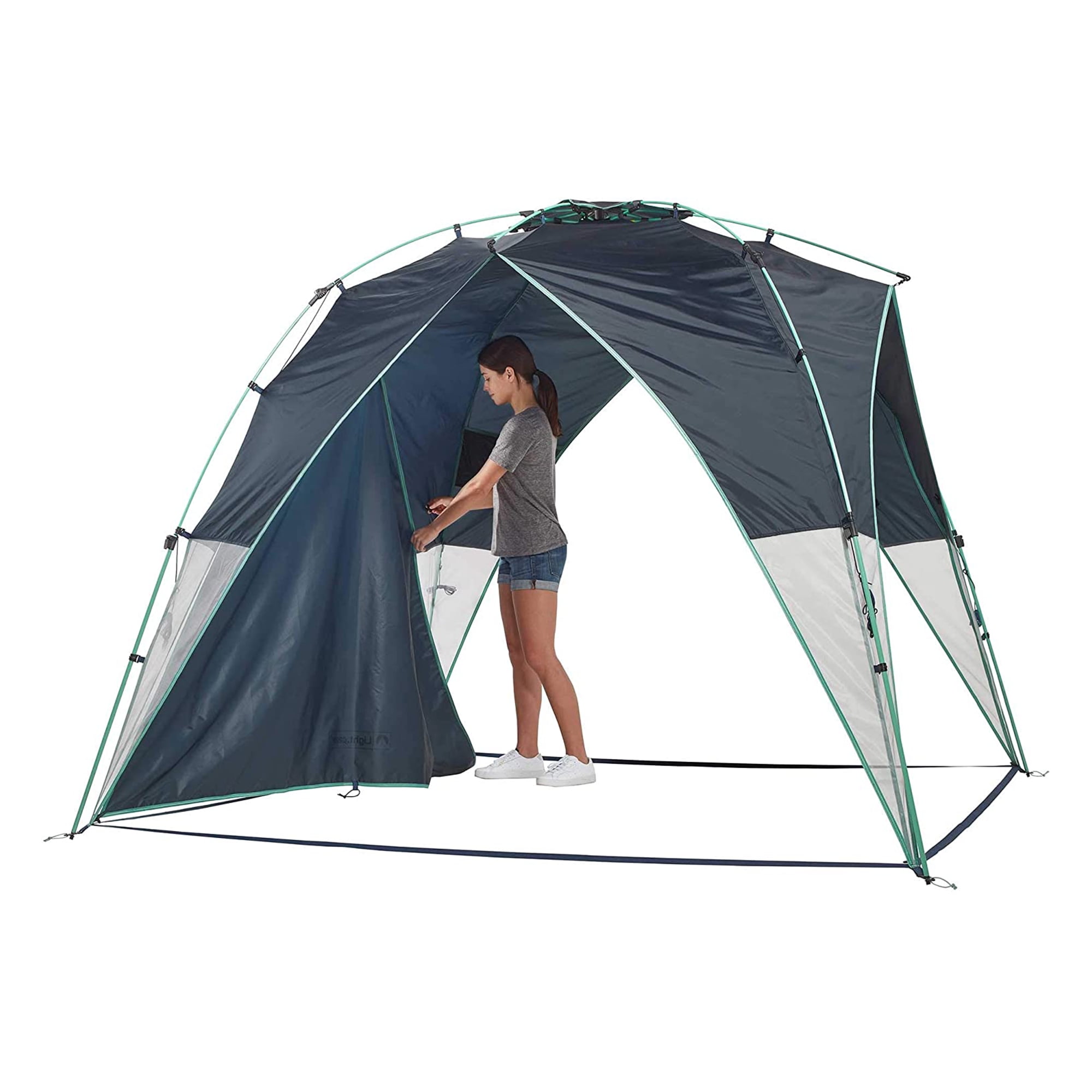 Blue Lightspeed Outdoors Mini Pop Up Beach Tent Sun Shade PopUp Tents
