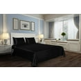 thumbnail image 3 of Parkdale 2-Pack Silky Soft Satin Pillow Cases with Hidden Zipper (Standard, Black), 3 of 4