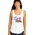 thumbnail image 3 of Easy Tiger Tank Top for Women and Teens Trendy Orange Tiger Sleeveless Tee White Tank Top X-Large, 3 of 4