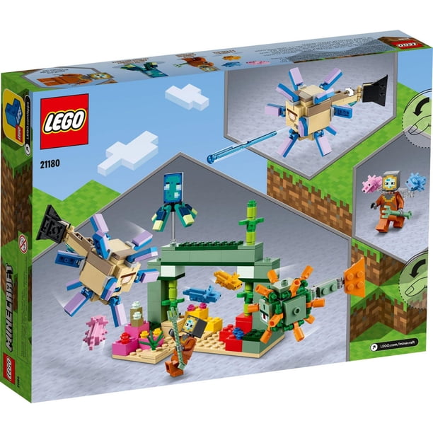 LEGO Minecraft The Guardian Battle 21180 Toy Building Kit (255