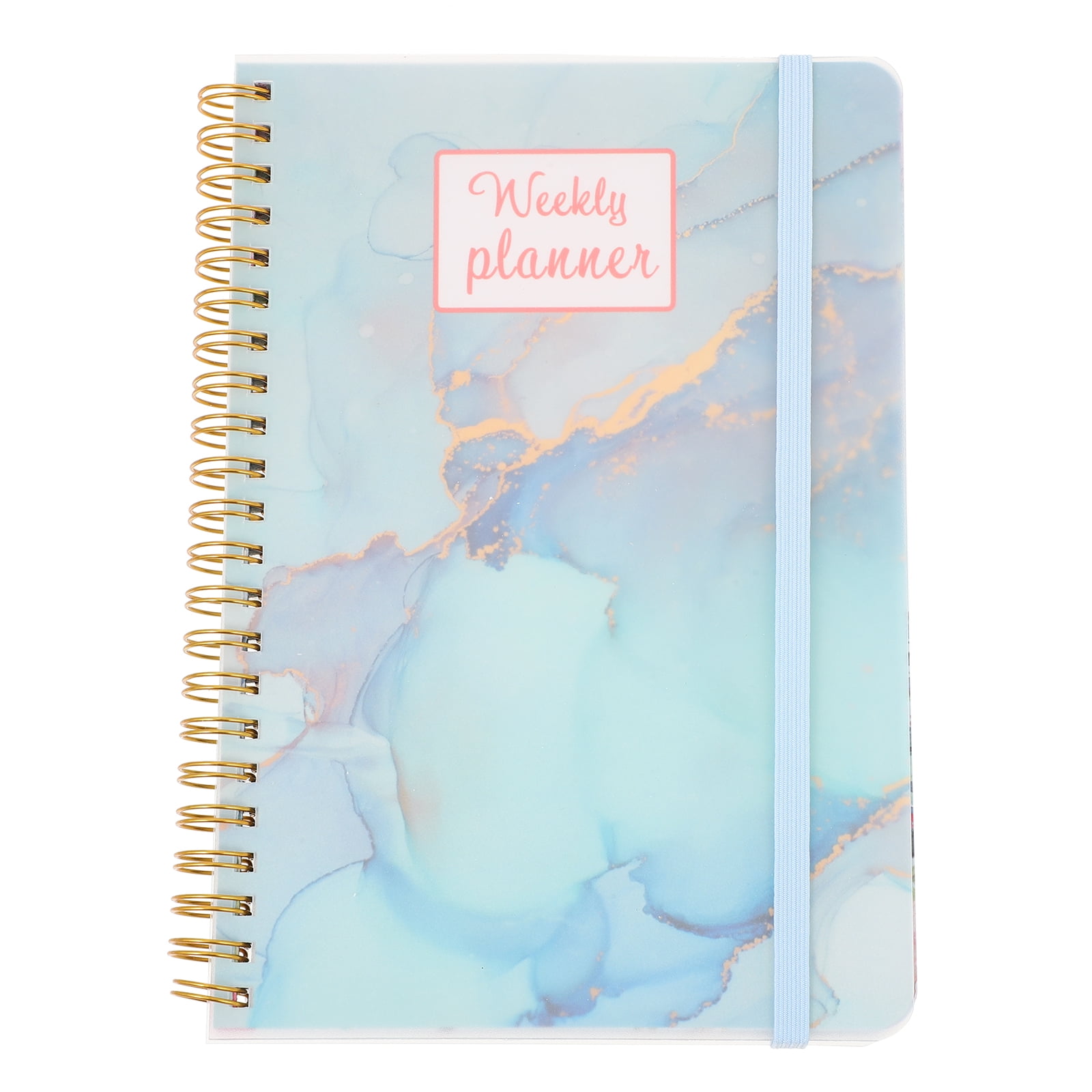 Planner Notebook Weekly Book Schedule 2023 Calendar Journal Spiral Pocket Diary List 2022 Do Daily Agenda Dated Notepad