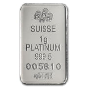 1 gram Platinum Bar - (In Assay)