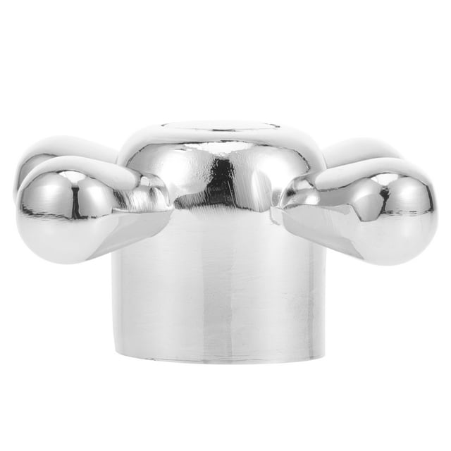 AURARMLET 1Pack Durable Faucet Handle for Kitchen Water Silver 2.75x2.75x1.18in