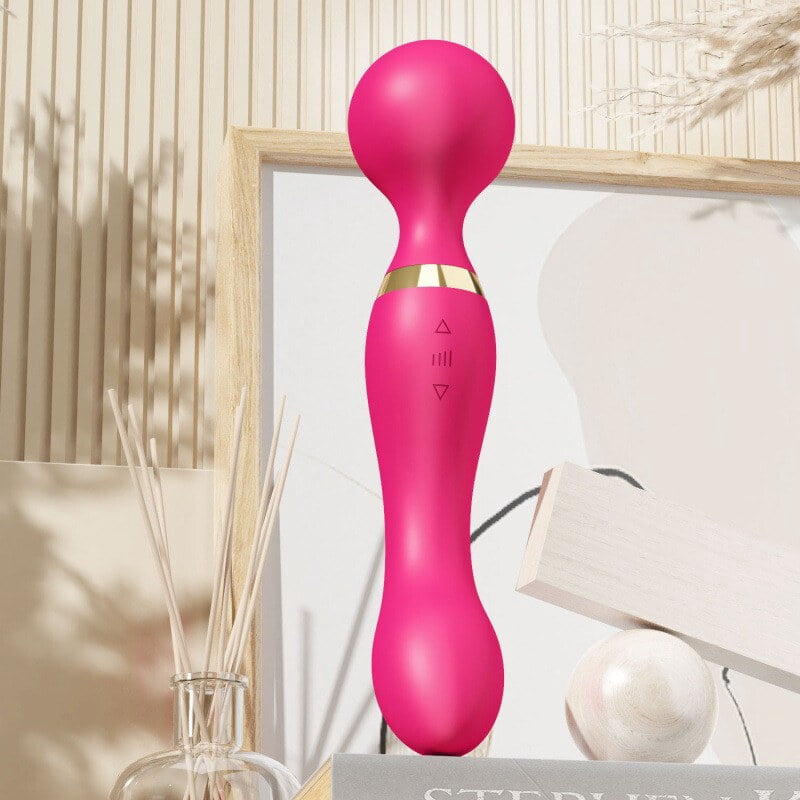 Multispeed Rechargeable Vibrating Massager Wand Personal Full Body Therapy with Silicone ABS Plastic