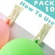 thumbnail image 3 of 10 Pinzas Grandes para de Globos, de Plástico Transparente, de 3,5 Pulgadas, Resistentes, para Kit de de Globos B, 3 of 5