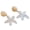 White, variant on Trendy Maple Leaves Earrings Vibrant Colors Resin Dangle Earrings Festival Ear Accessories For Casual Outfits