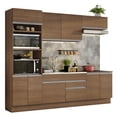 thumbnail image 1 of Cocina Integral 270cm Marrón Glamy Madesa, 1 of 11
